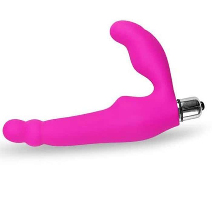 Strapless Strapon Dildo Vibrator G-Spot Massager - Image 2