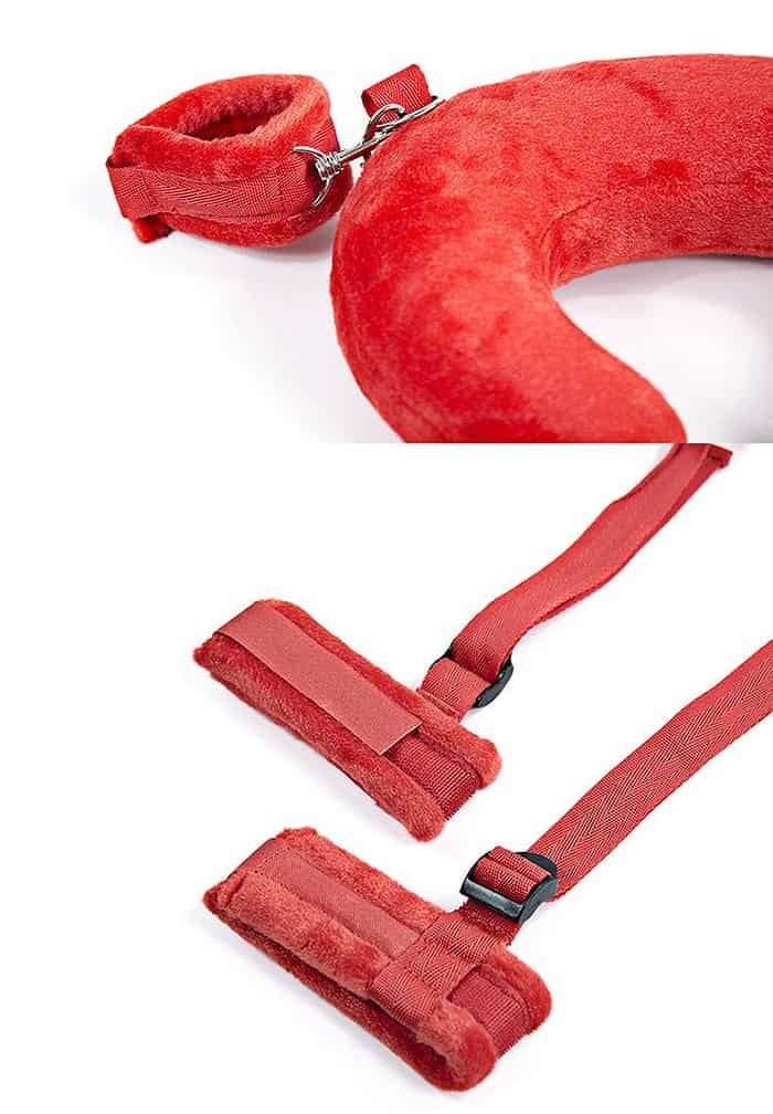 Cosplay Fetish Bed Restraint Bondage Ankle&Hand Cuffs - Image 6