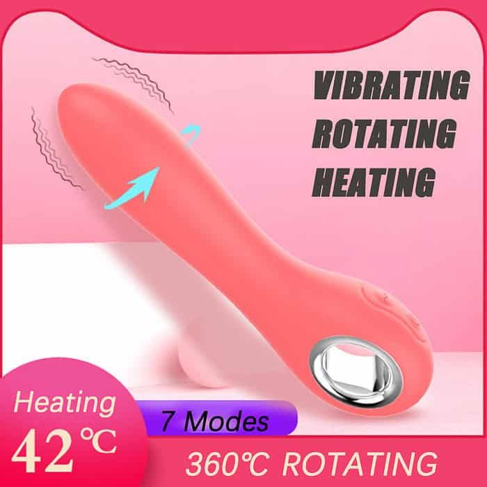 7 Speed Heating Dildo Vibrator - Image 9