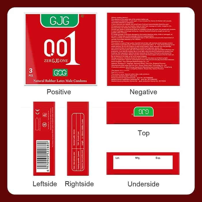 b249fa9ee9ad4fc3 GJG 001 Series Ultra-Thin Zero Distance Natural Latex Rubber Condoms 3PCS - Image 8