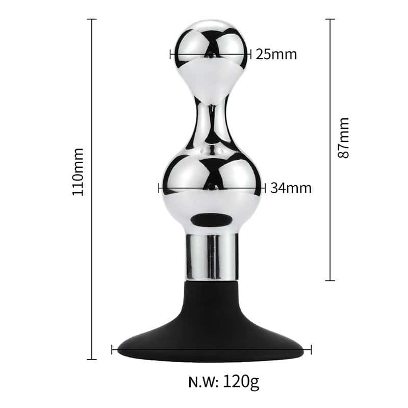 Metal Anal Plug Stainless Steel Anal Beads 