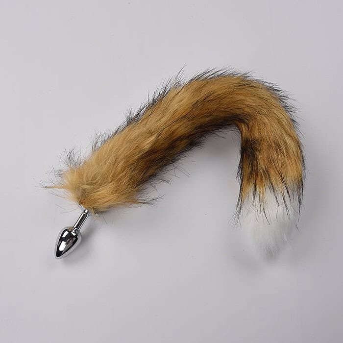 Fox Tail With Metal Anal-Butt Plug (L) - Image 19