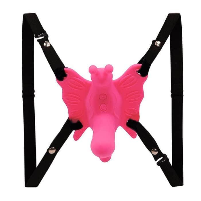 30 Speed Strap-on Butterfly Dildo - Image 2