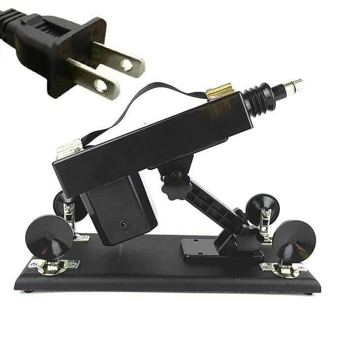 Black Sex Machine with Anal Attachment for Men and Women - Image 2