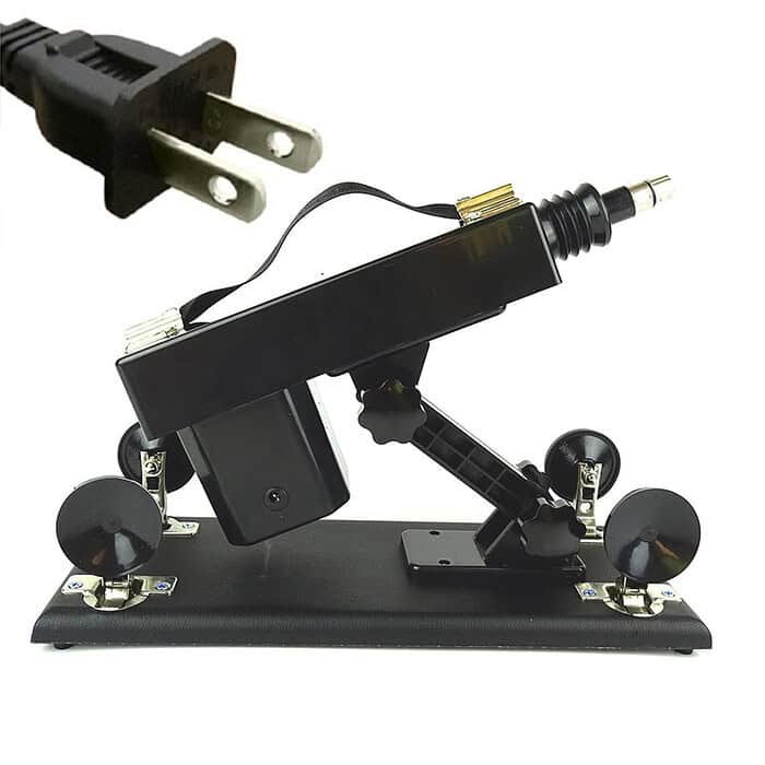 Black Sex Machine with 4 Dildos for Women - Image 2