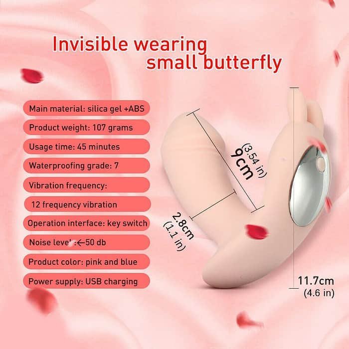 G-Spot Wearable Dildo Vibrator 12 Speed Wireless Remote Control USB Charging - Image 5