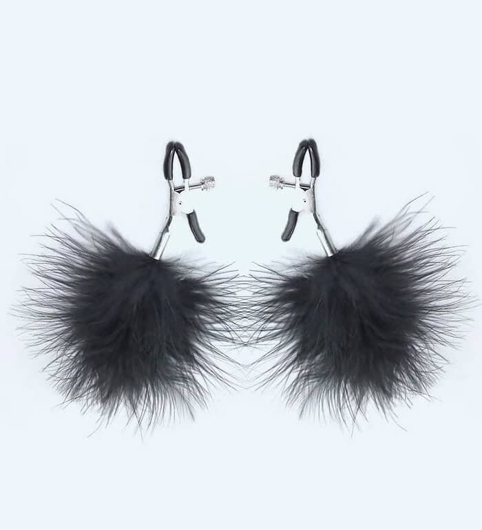 Sexy Feather Nipple Breast Clamp - Image 3