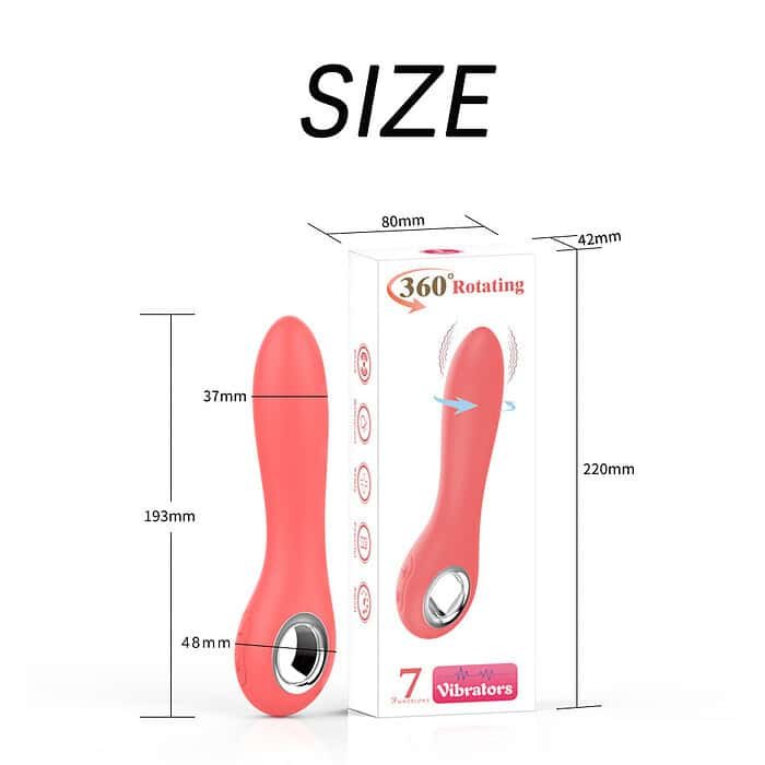 7 Speed Heating Dildo Vibrator - Image 6