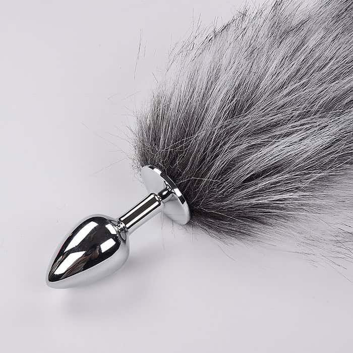 Fox Tail With Metal Anal-Butt Plug (L) - Image 26