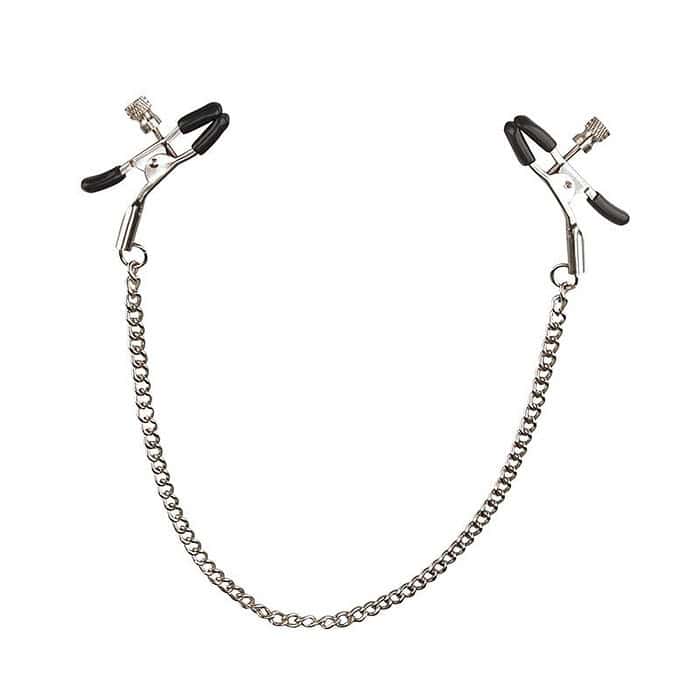 Smooth Slick Nipple Clamps Metal Chain - Image 10