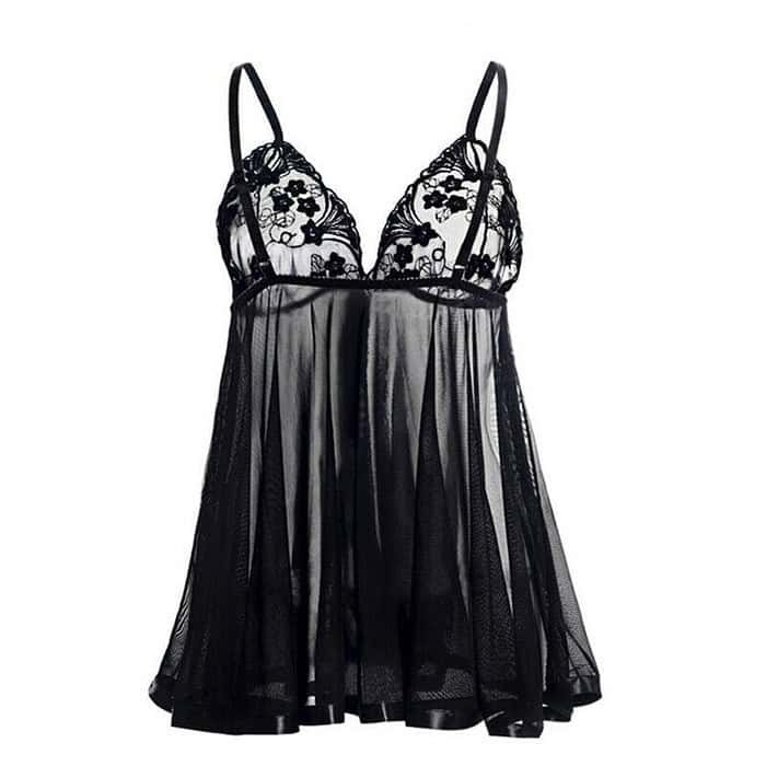 Sexy Women's Plus Size Lingerie Lace Dress Nightwear Sleepwear G-string - Image 20