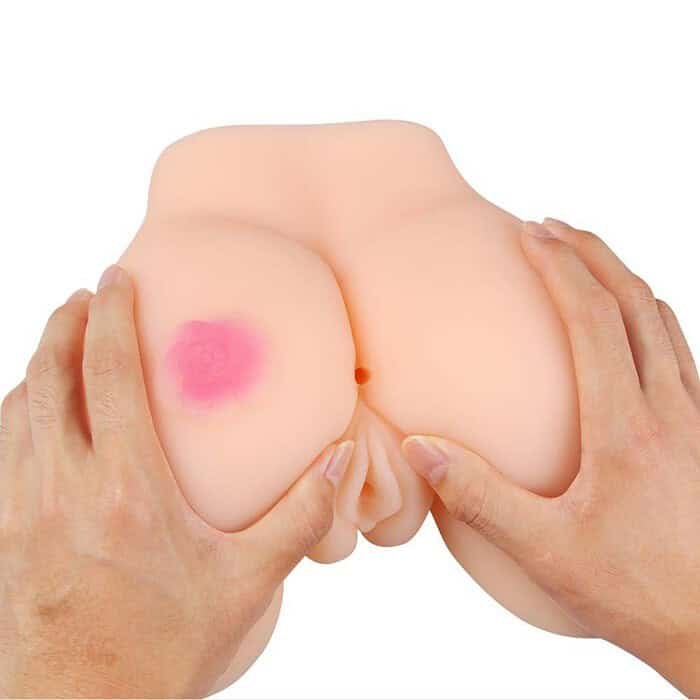 Male Masturbator Lifelike Vagina Pussy Flesh Light Doll Realistic Butts - Image 3