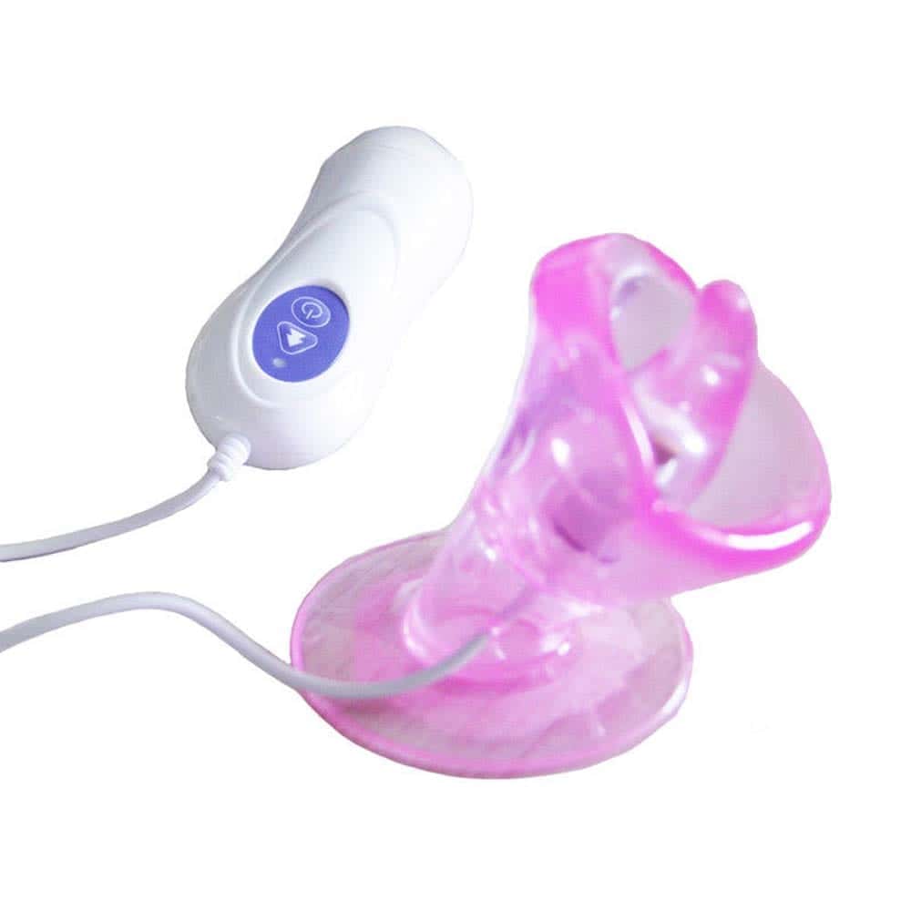 Suction Cup Tongue Vibrator Pussy Massager