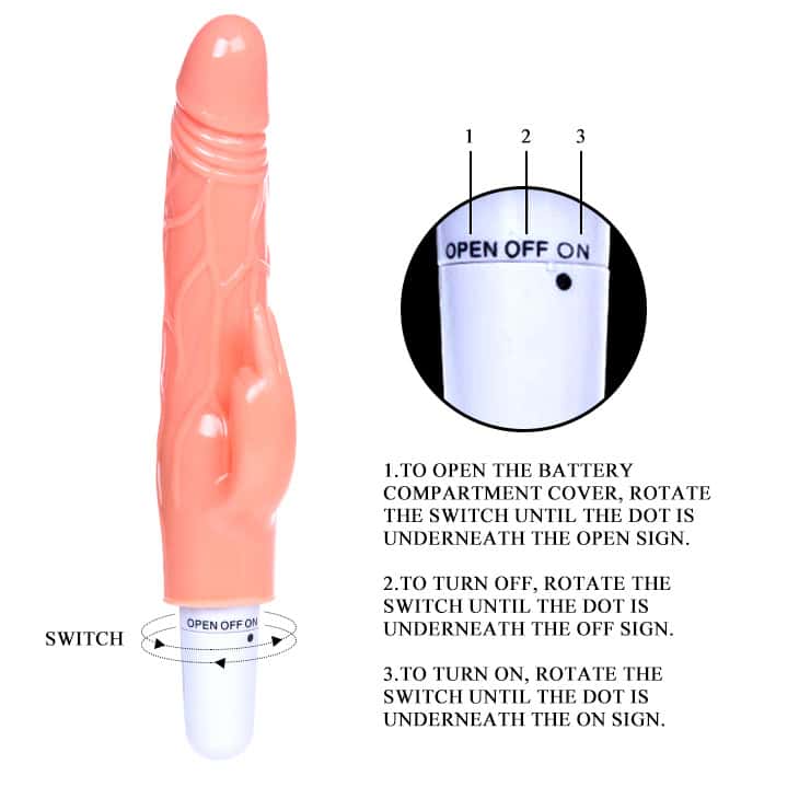 Multiple Speeds Silicone Vibrator Dildo