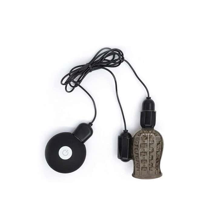 12 Speed USB Rechargeable Glans Trainer Vibrator Cock Ring Delay Ejaculation - Image 2