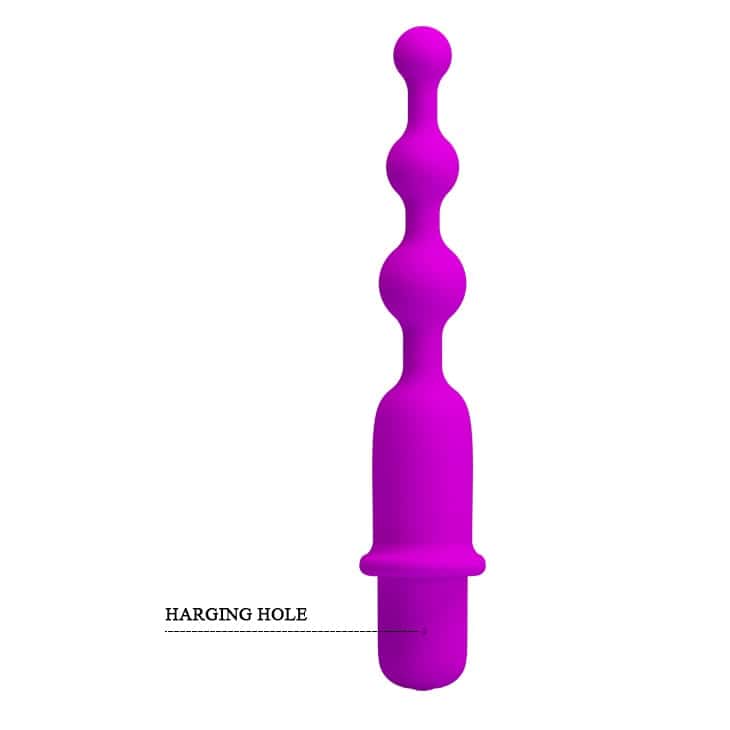 12-Function Vibrations USB Rechargeable Silicone Anal Beads