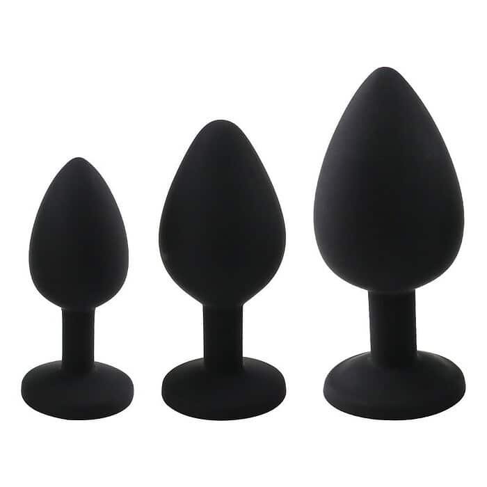 Jewelry Anal Plug Silicone Waterproof Training Kit - Image 6