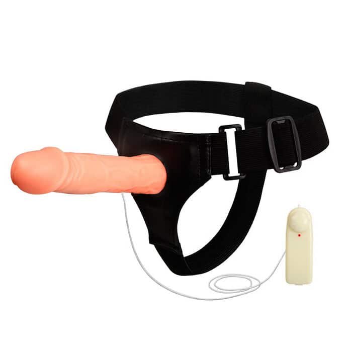 Multi-speed Vibrating Strap-On Dildo - Image 3