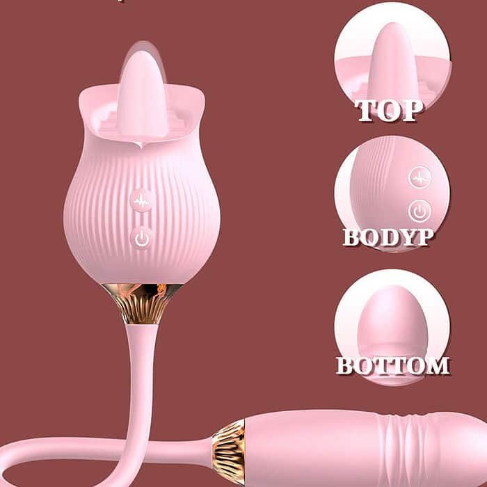 12 Frequency Rose Clitoral Sucking Jumping Egg - Image 23