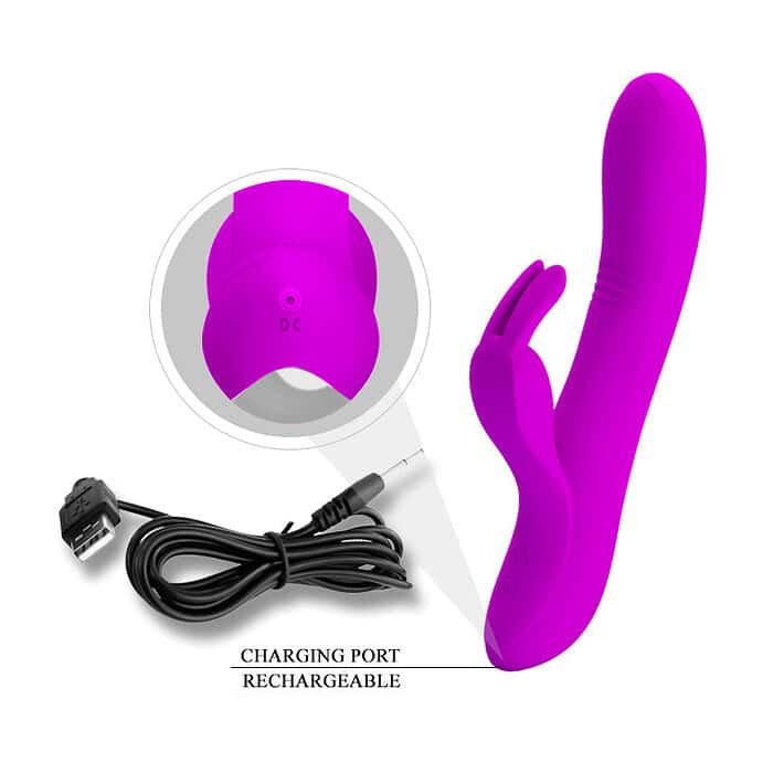 7 Speed vibrations USB Rechargeable rabbit vibrator - Image 8
