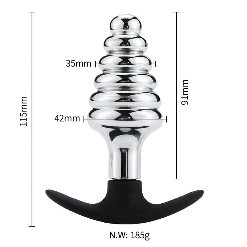 Metal Anal Plug Stainless Steel Anal Beads Anal Sex Toys 147