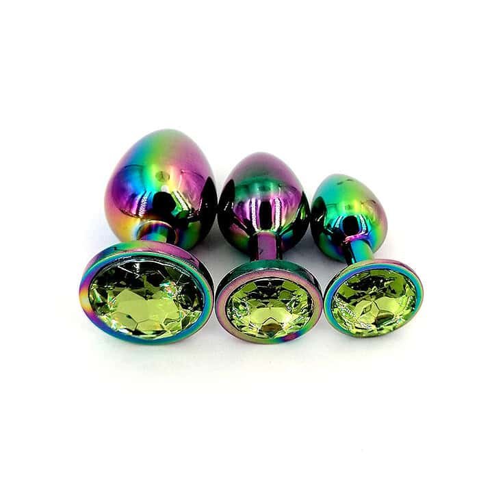 3pcs Colorful  Anal Plug Set - Image 10