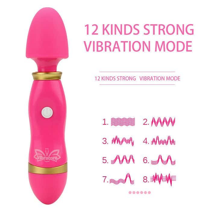 cbde5ee190834dad AV Massager 12 Speed Dildo Vibrator G-Spot Massager - Image 6