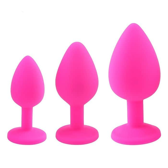 Jewelry Anal Plug Silicone Waterproof Training Kit - Image 8
