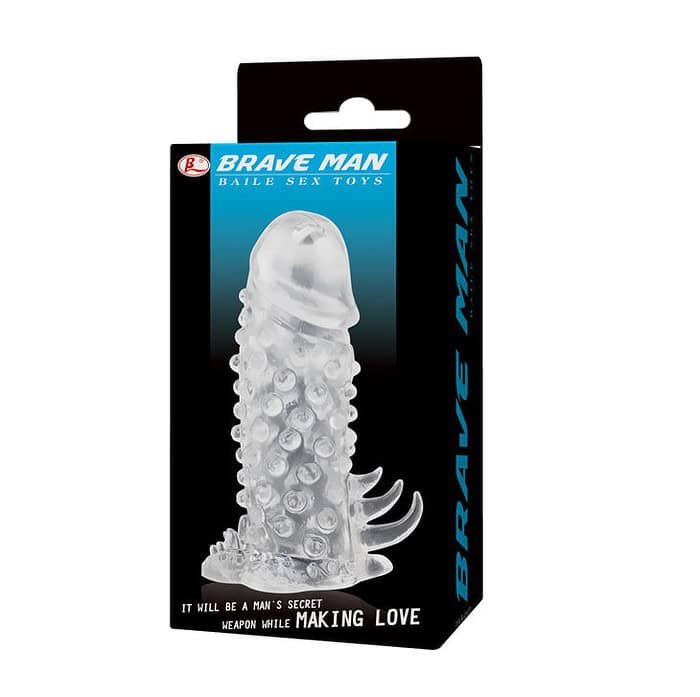 Ribbed Shaft Brave Man Crystal Sleeve - Image 6