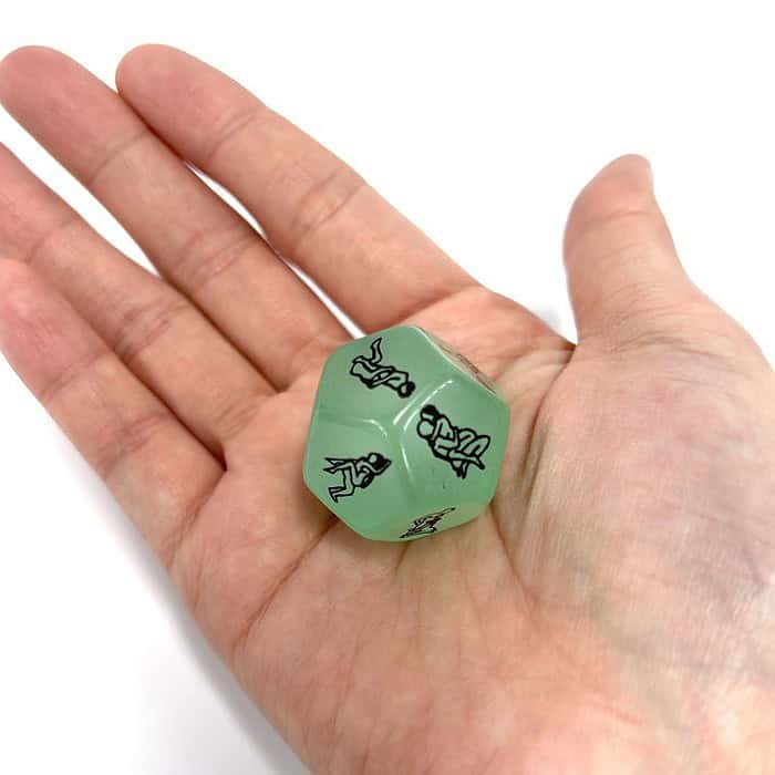 Fluorescence 12 Sided Sex Dice Couples Game - Image 2