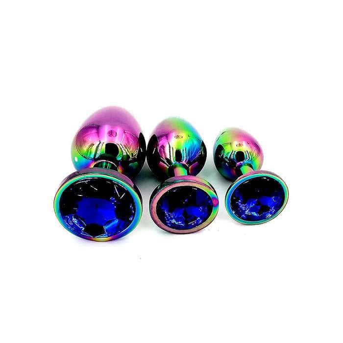 3pcs Colorful  Anal Plug Set - Image 5