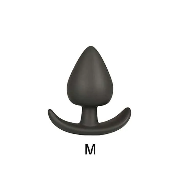MALE GAY BLACK Silicone Butt Anal Plug - Image 3