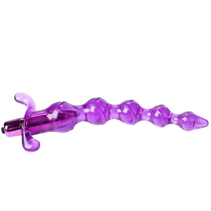 Vibrating Anal Butt Plug Beads Dildo Vibrator - Image 7