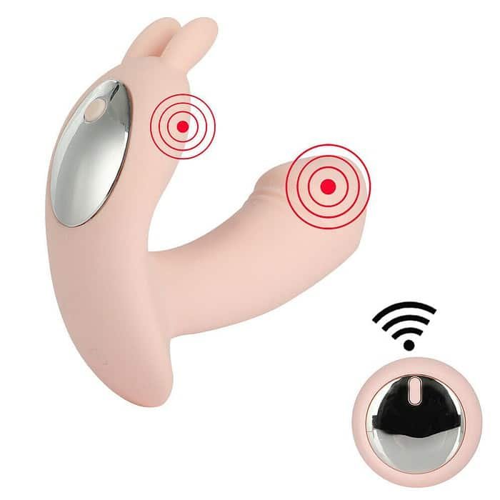 G-Spot Wearable Dildo Vibrator 12 Speed Wireless Remote Control USB Charging - Image 4