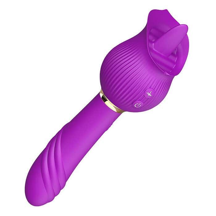 12 Frequency Tongue Rose Vibrator - Image 9