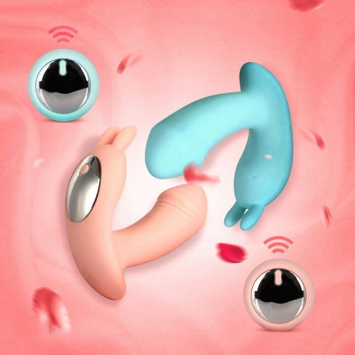 G-Spot Wearable Dildo Vibrator 12 Speed Wireless Remote Control USB Charging - Image 9