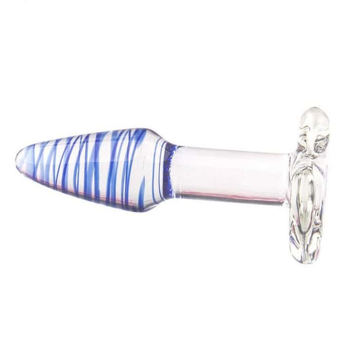 Glass Butt Anal Plug Unisex Masturbator Crystal Dildo - Image 4