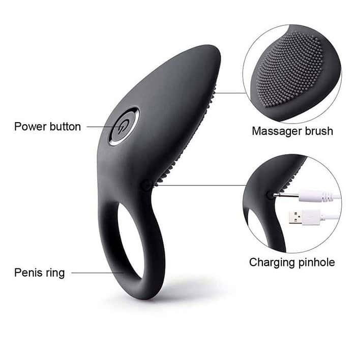 10 Modes Vibrating Cock Ring - Image 7