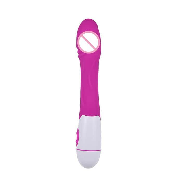 Vibrating Dildo Silicone Vibrator Female G Spot Massager - Image 2