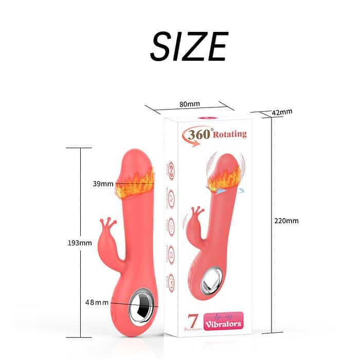 360℃ Rotating Heating Vibrator - Image 9