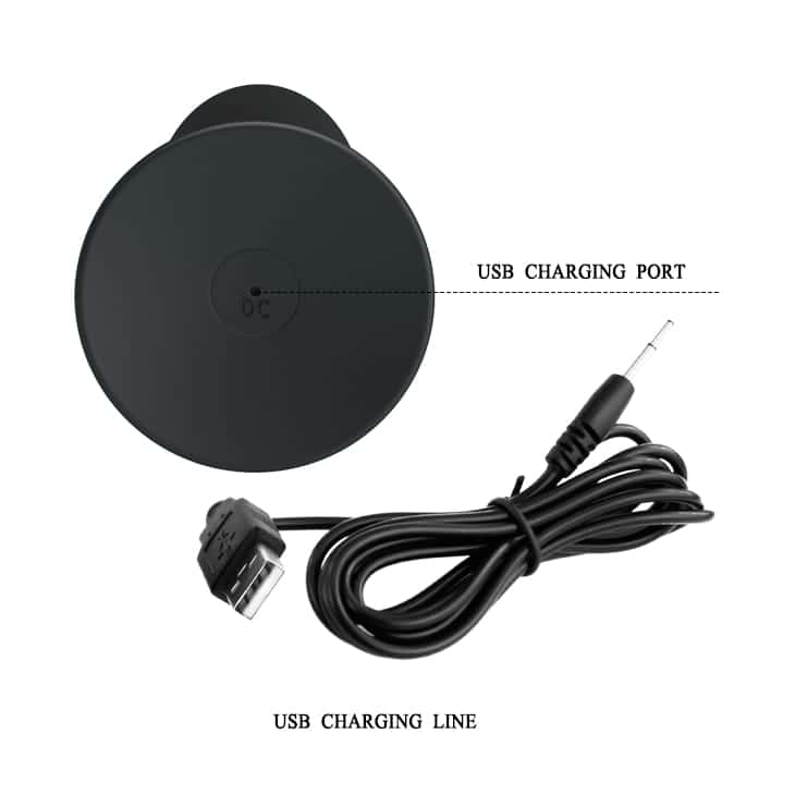 12 Speed USB Rechargeable Anal Plug 