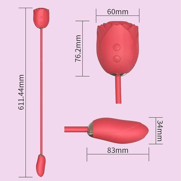 10 Speed Rose Clitoral Sucking Vibrator - Image 9