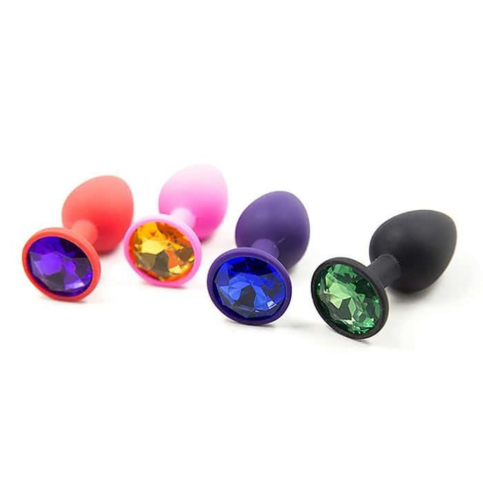 Large Size Diamond Dildo Silicone Butt Plug Anal Toys - Image 6