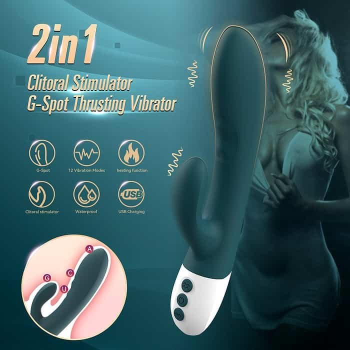 12 Frequency Double Rabbit Vibrator - Image 14