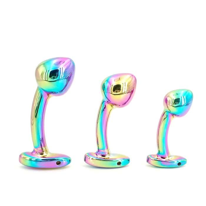 3pcs Mushroom Metal Anal Plug Set - Image 5