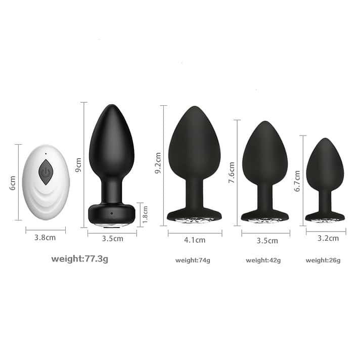 Wireless Remote Control Vibrating Silicone Anal Plug - Image 10