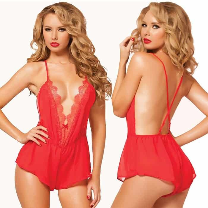 Nightdress, see-through mesh, connected sex, pajamas - Image 2