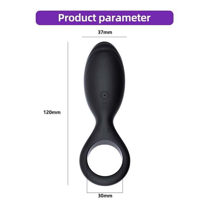 10 Speed USB Rechargeable Vibrating Cock Ring - Image 5