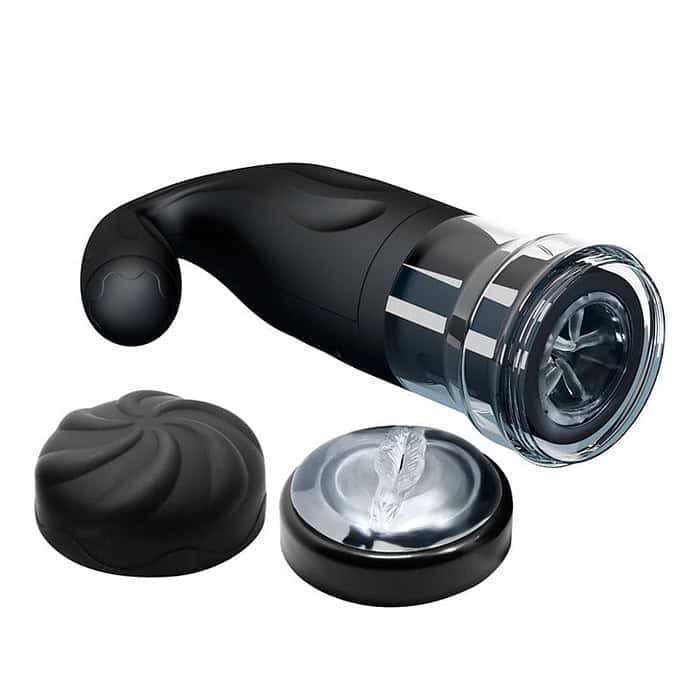 USB Rechargeable 4 Speed Rotation Masturbator Cup - Image 2
