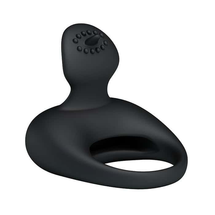 Vibrating Silicone Cock Ring Men's Toys - Image 4